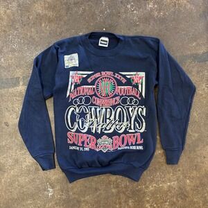 Vintage 1993 Dallas Cowboys Super Bowl XXVII Crewneck Sweatshirt V8
